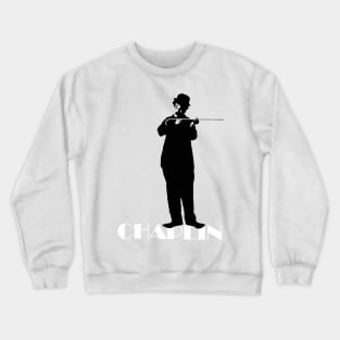 Chaplin the flute player Crewneck Sweatshirt